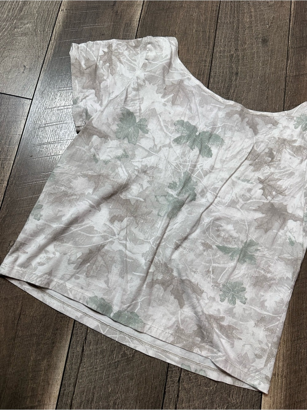 Organic Generation Camo Crop Tee