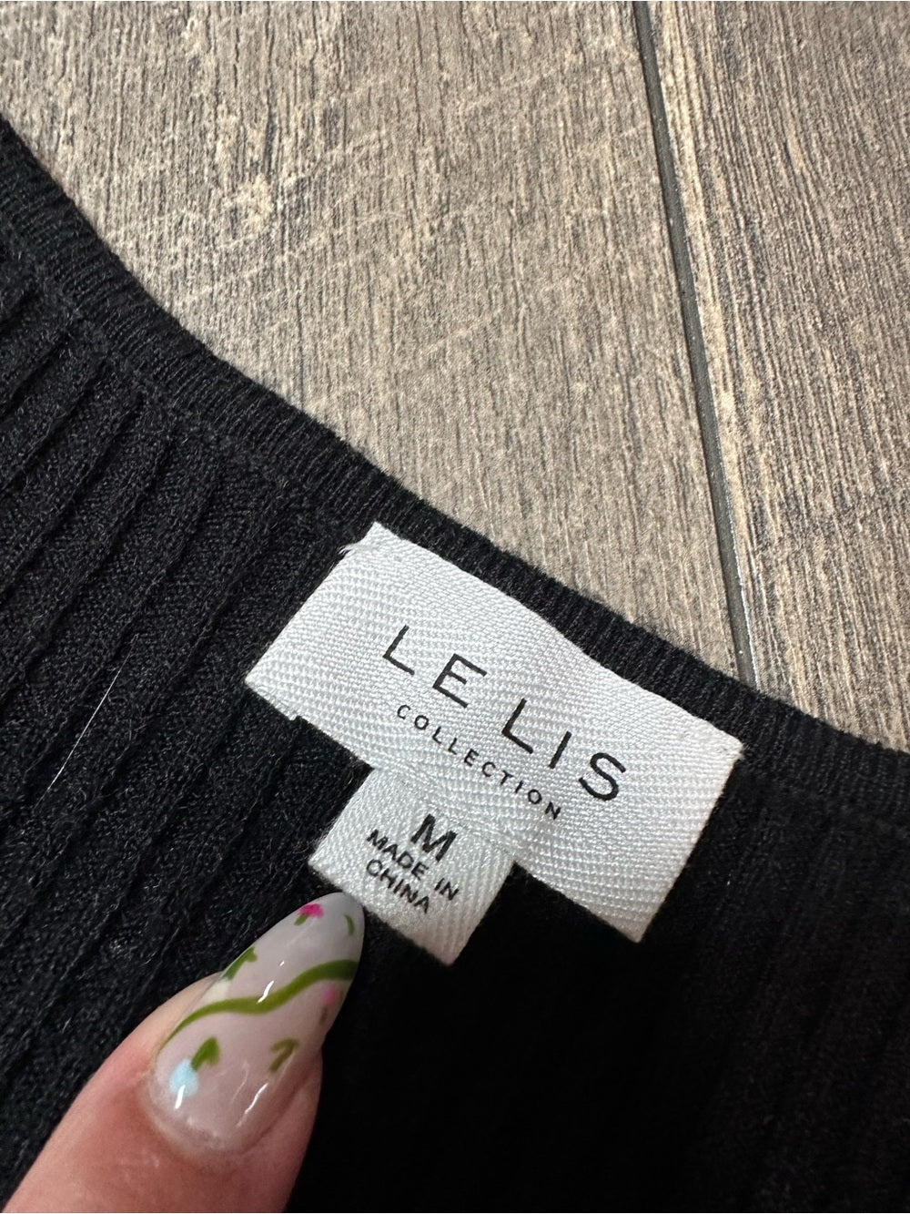 Le Lis Bow Open Front Sweater