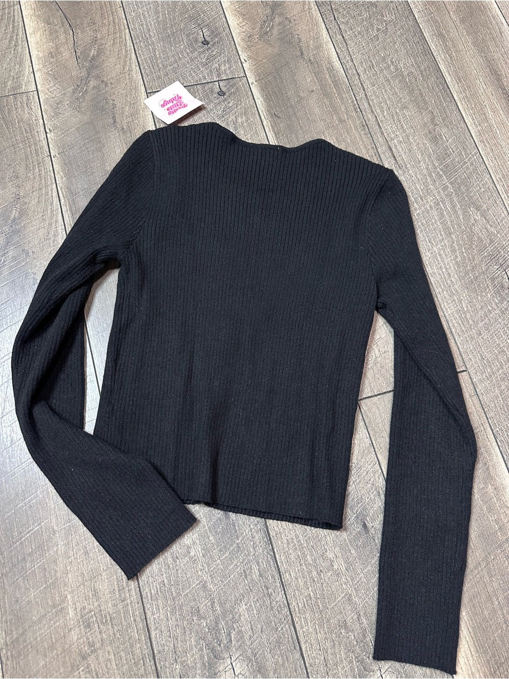Le Lis Bow Open Front Sweater