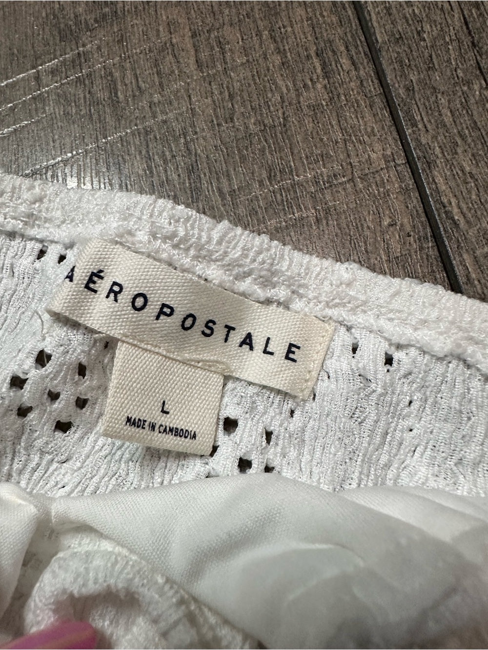 Aeropostale Eyelet Tank Top