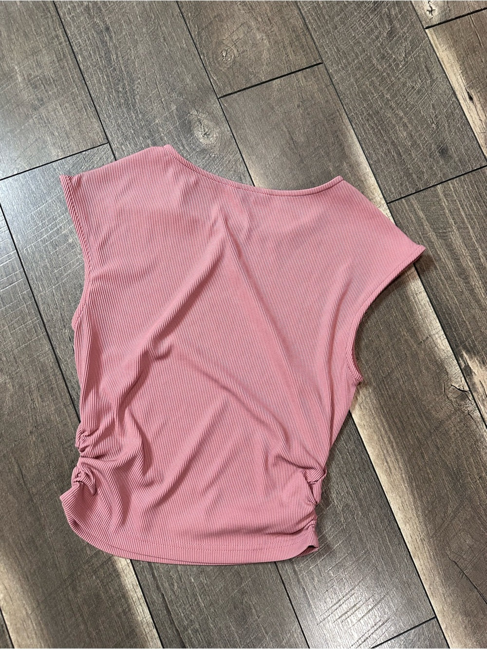 Pretty Garden Ribbed Top