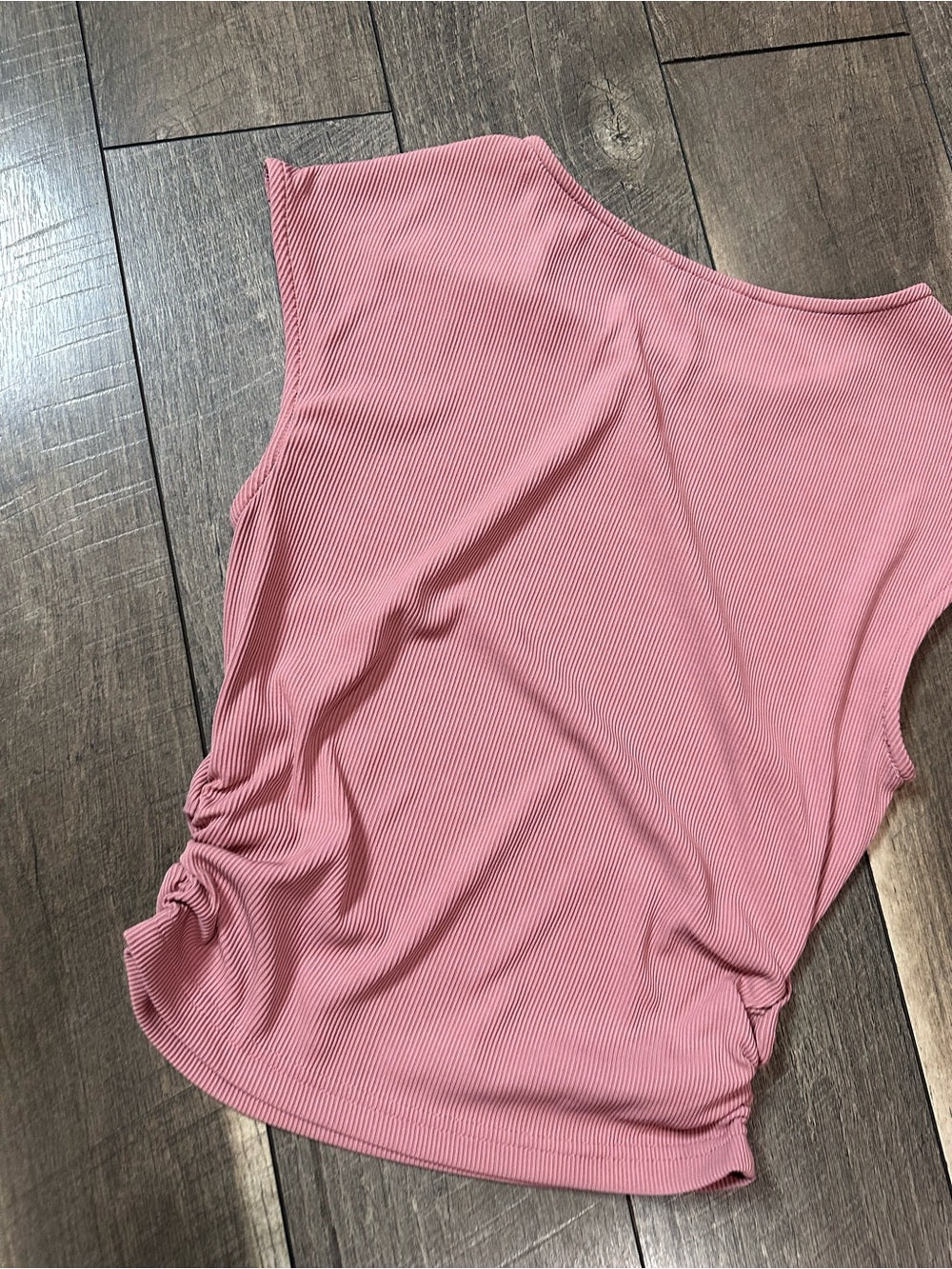 Pretty Garden Ribbed Top