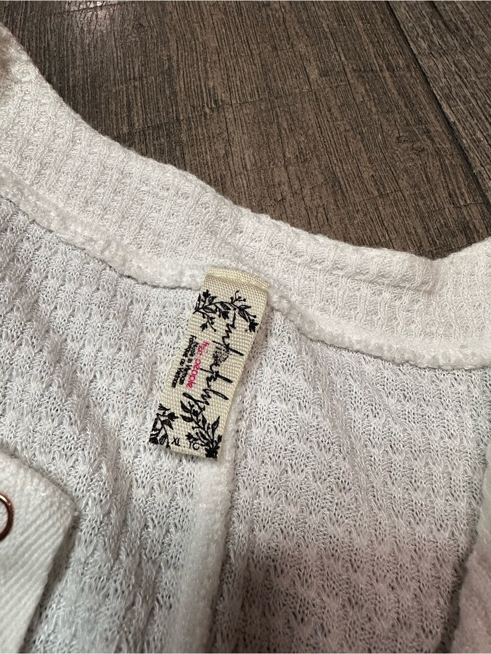 Free People Waffleknit Long Sleeve