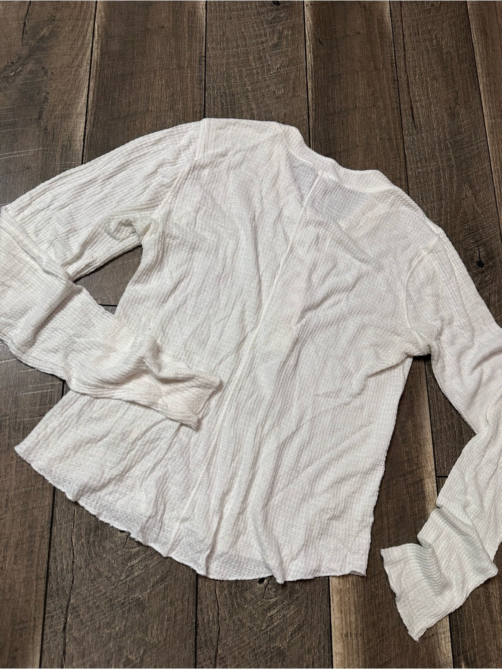 Free People Waffleknit Long Sleeve
