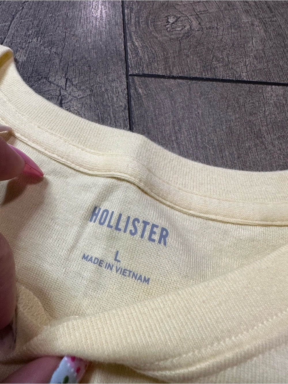 Hollister Sunshine Yellow Baby Tee