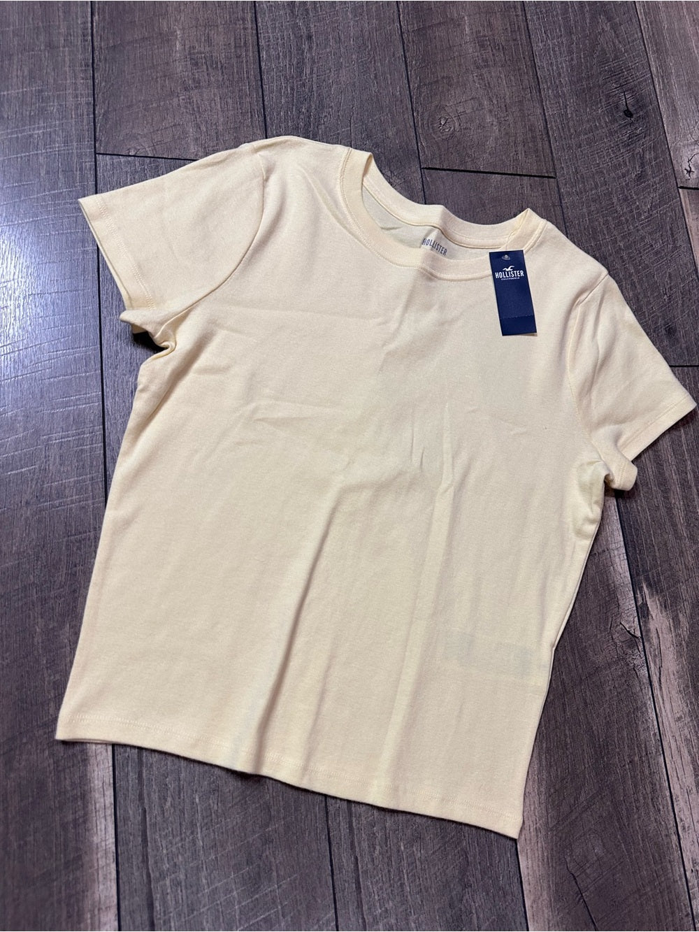 Hollister Sunshine Yellow Baby Tee