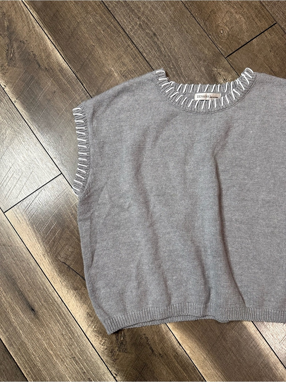 Zenana Sleeveless Sweater