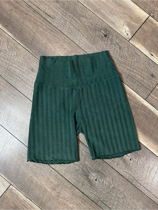 Aerie Green Biker Shorts
