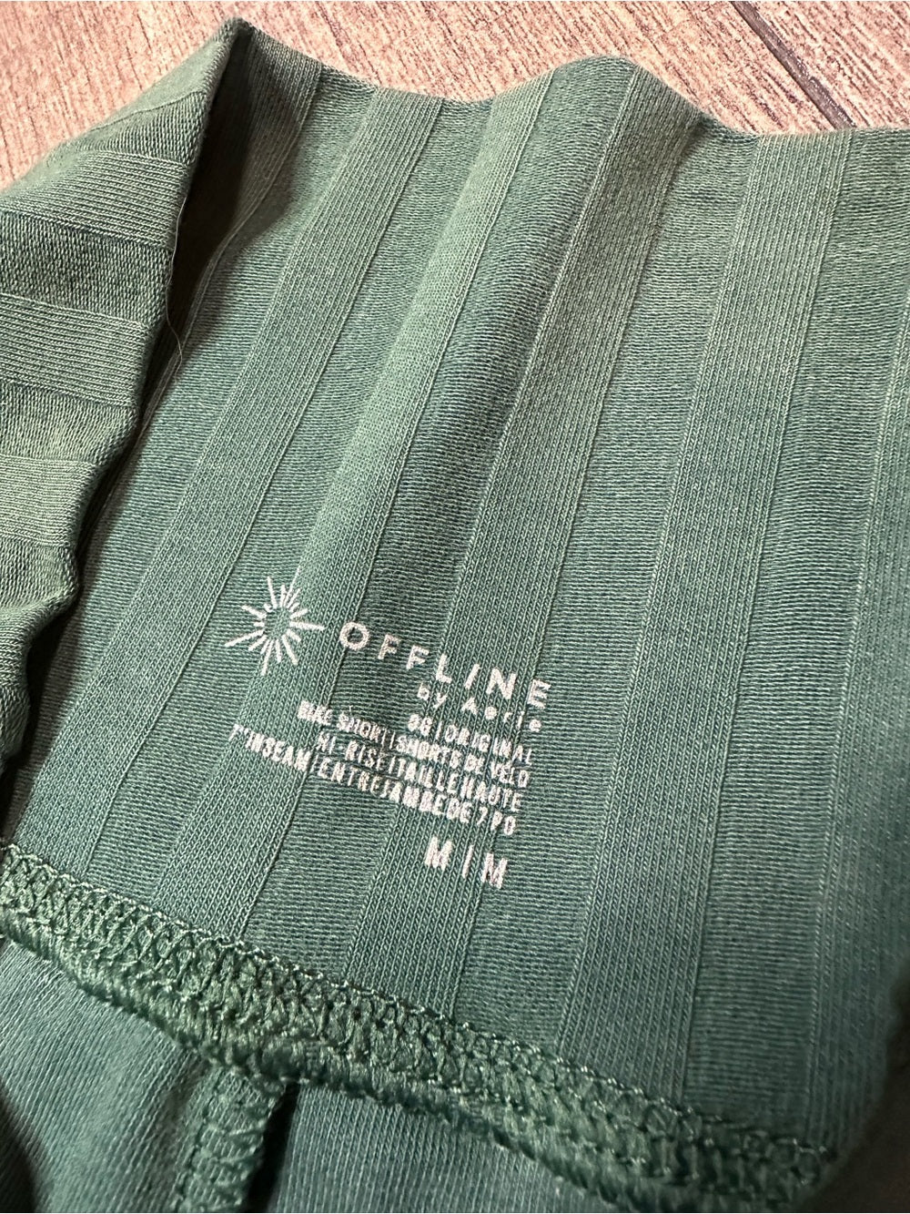 Aerie Green Biker Shorts