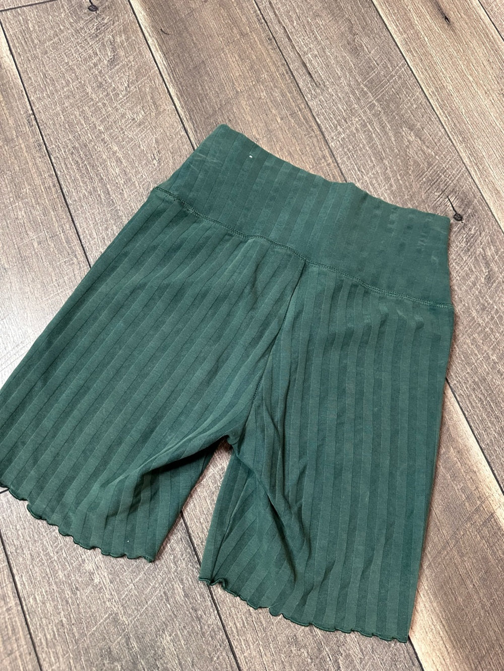 Aerie Green Biker Shorts