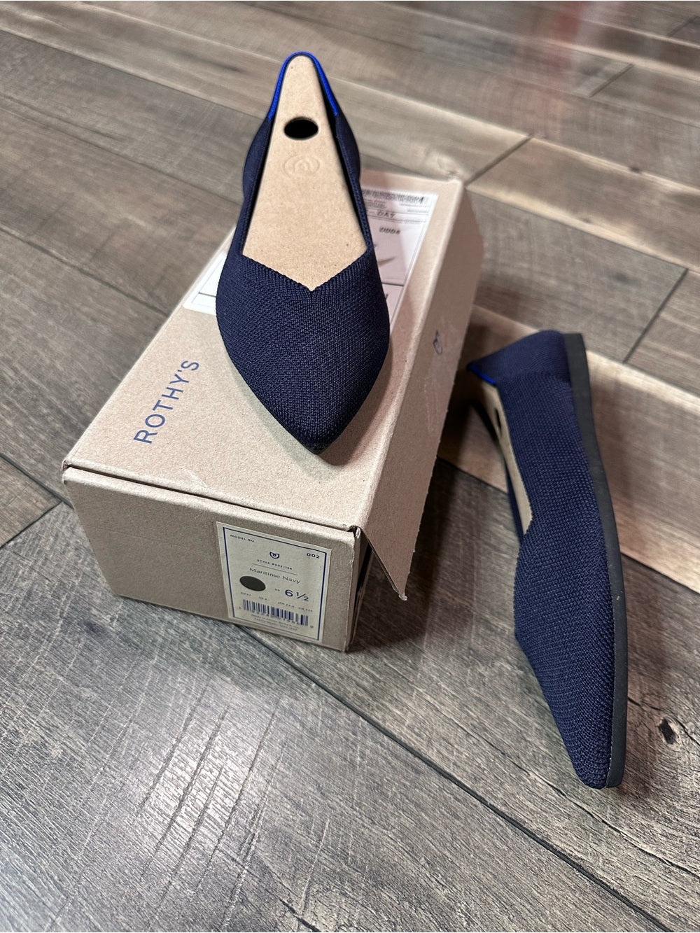 Rothy's The Point Maritime Navy Flats