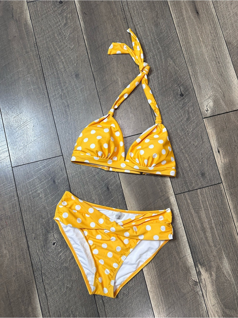Younique Yellow Polka Dot Bikini