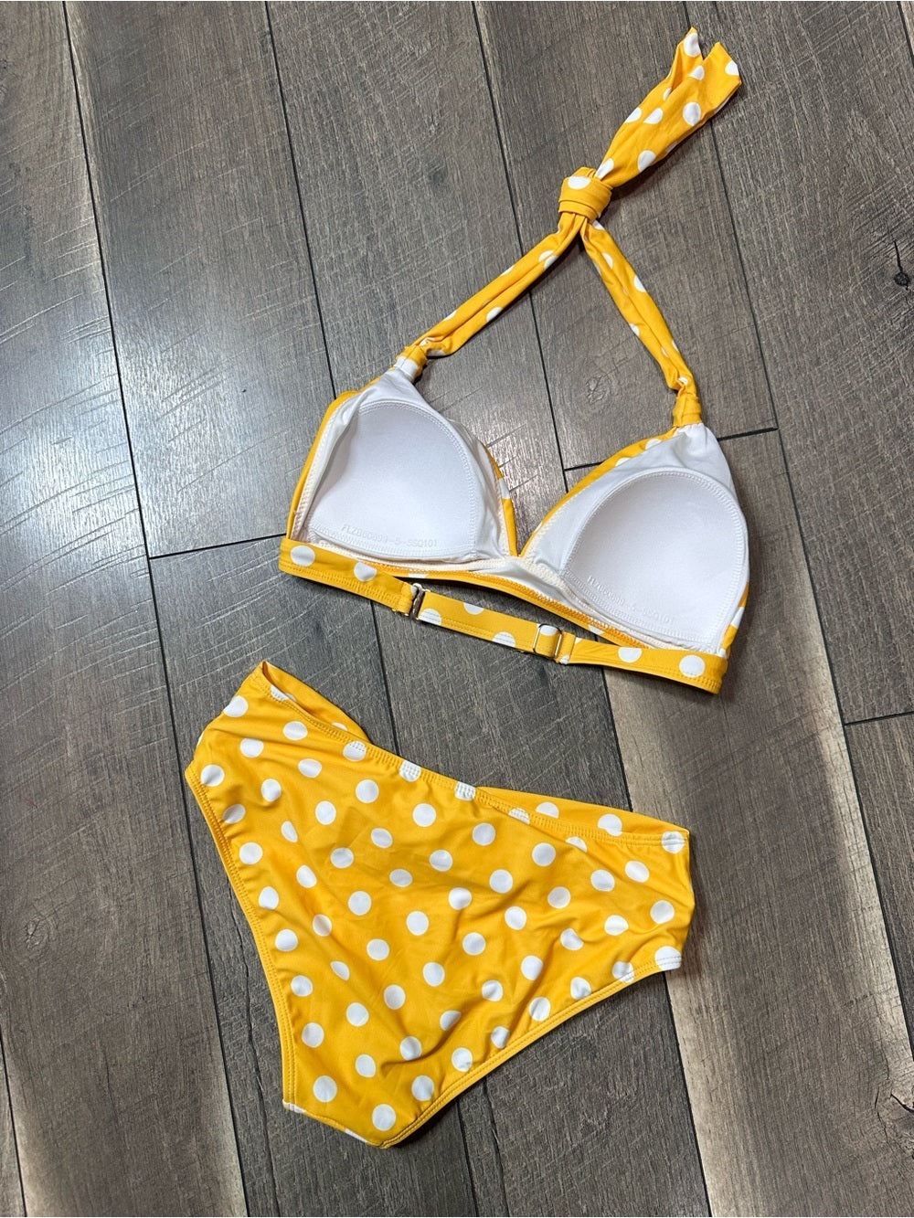 Younique Yellow Polka Dot Bikini