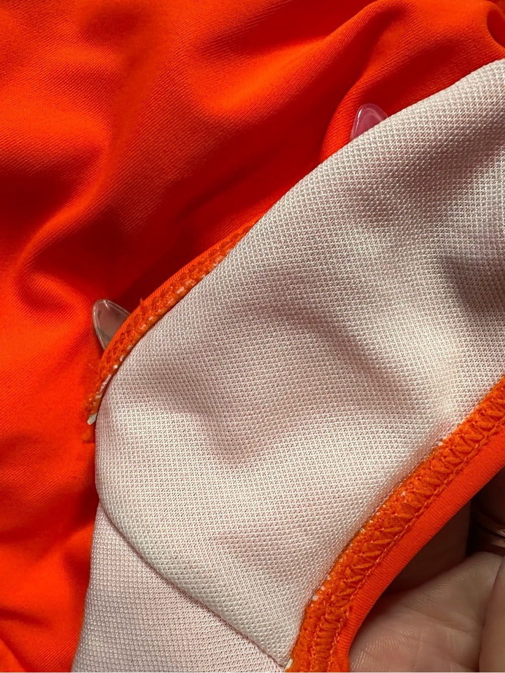 Orange Knot Front Bikini
