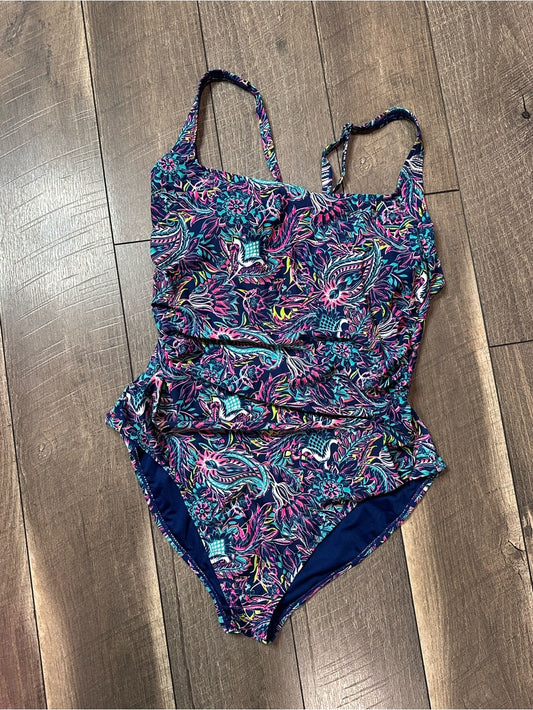 Caribbean Joe Floral One Piece Swimsuit