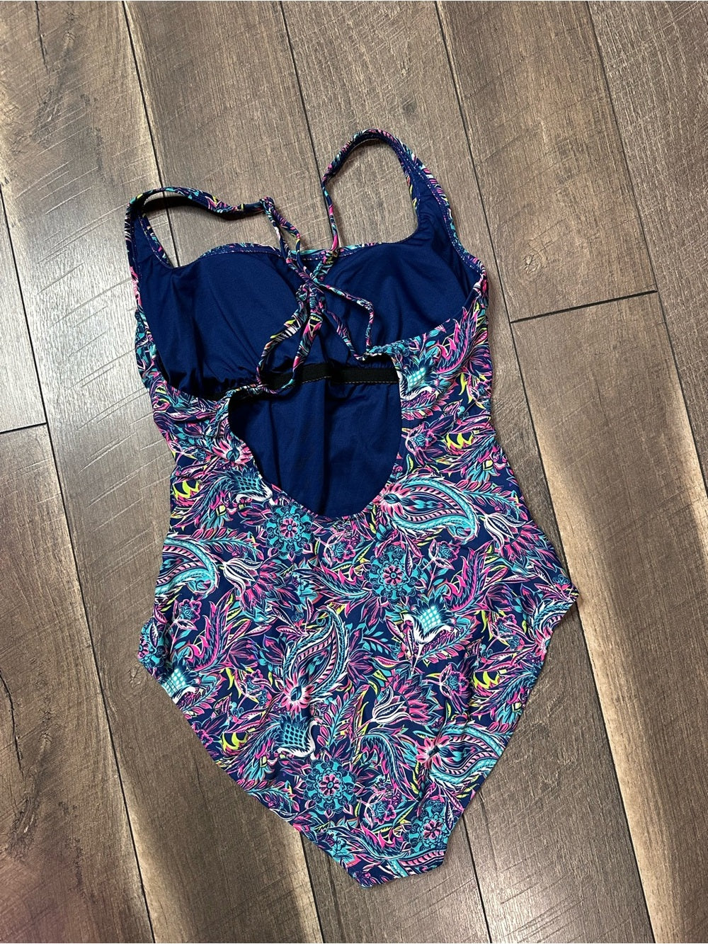 Caribbean Joe Floral One Piece Swimsuit