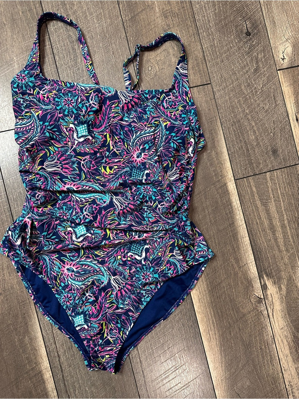 Caribbean Joe Floral One Piece Swimsuit