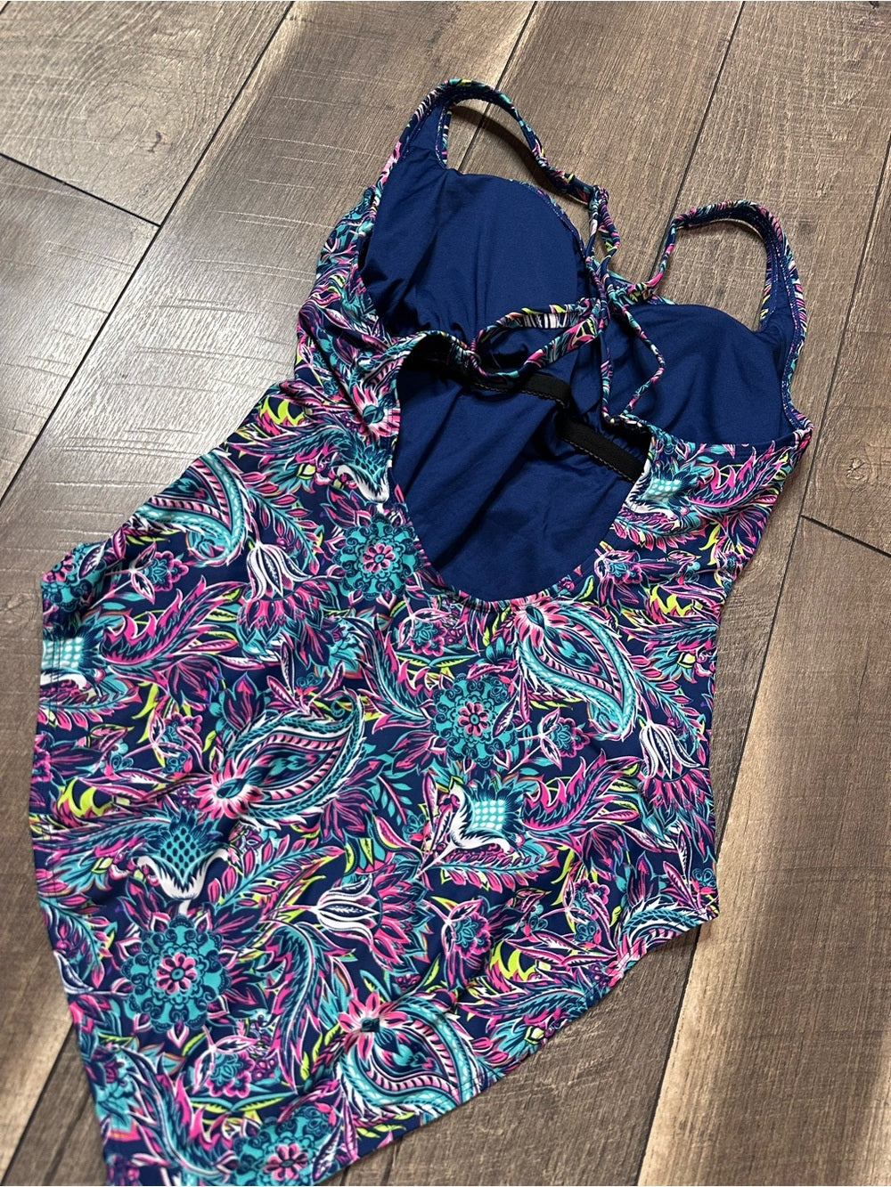 Caribbean Joe Floral One Piece Swimsuit