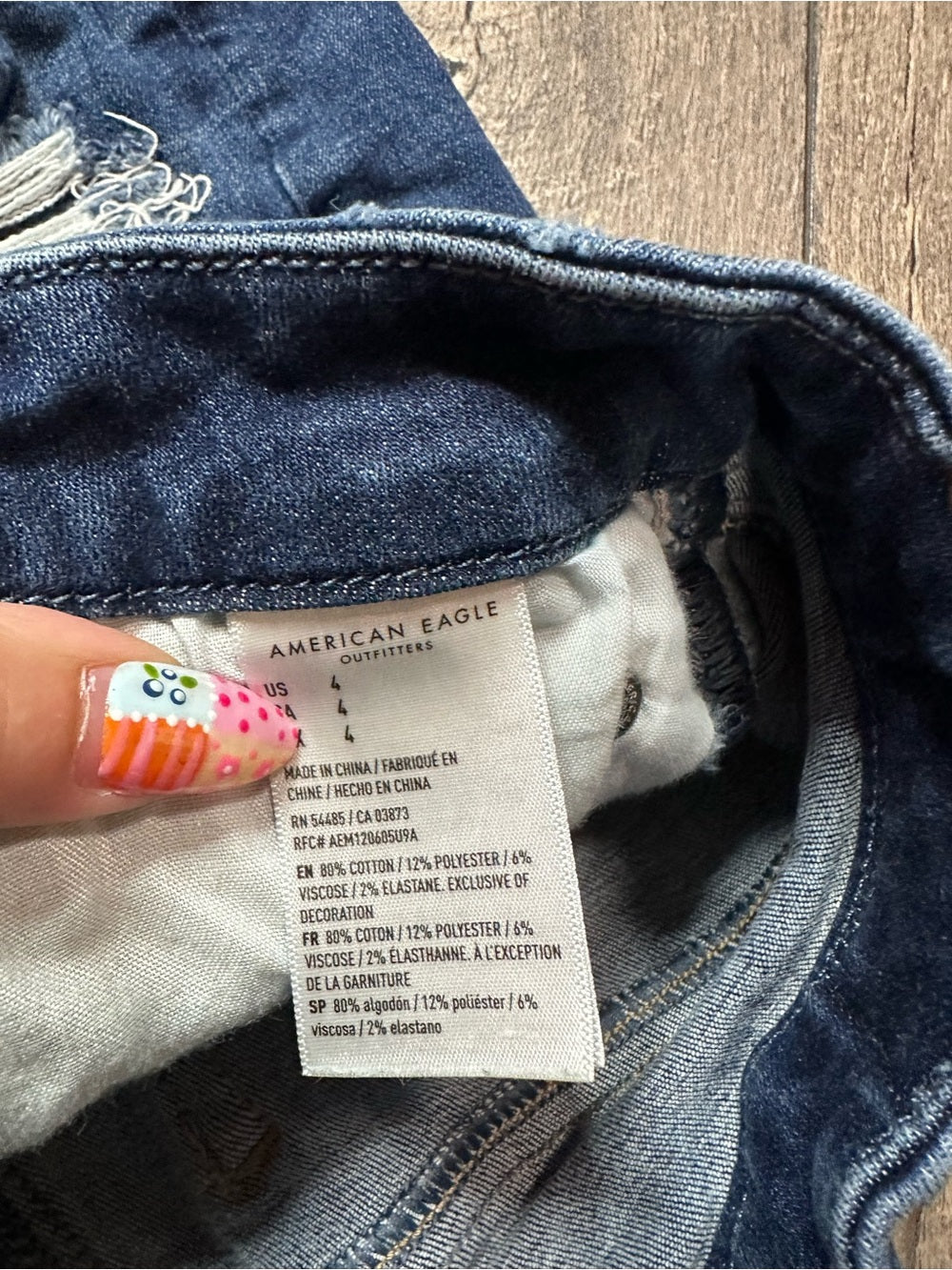 American Eagle Curvy Hi Rise Shorties