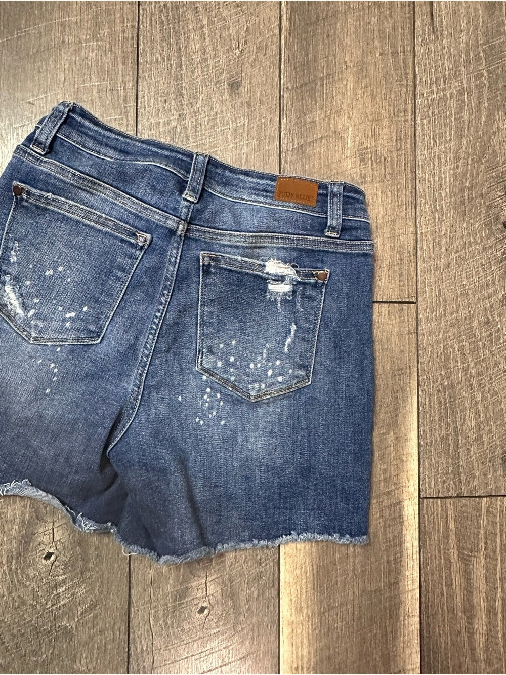 Judy Blue Distressed Denim Shorts