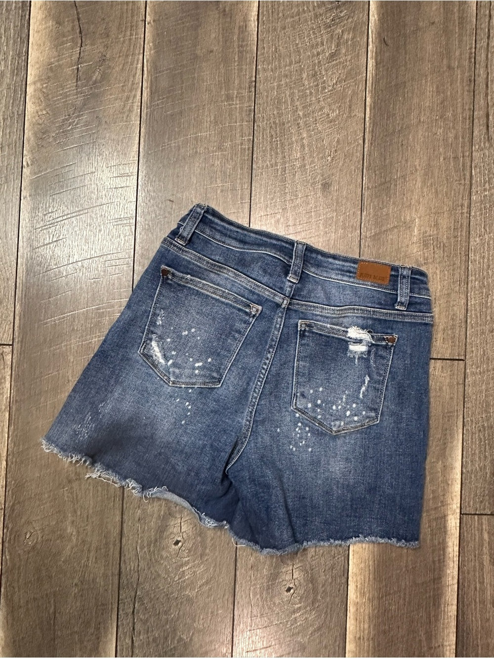 Judy Blue Distressed Denim Shorts