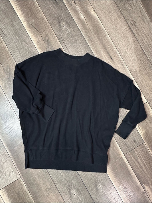 Aerie Oversized Black Pullover