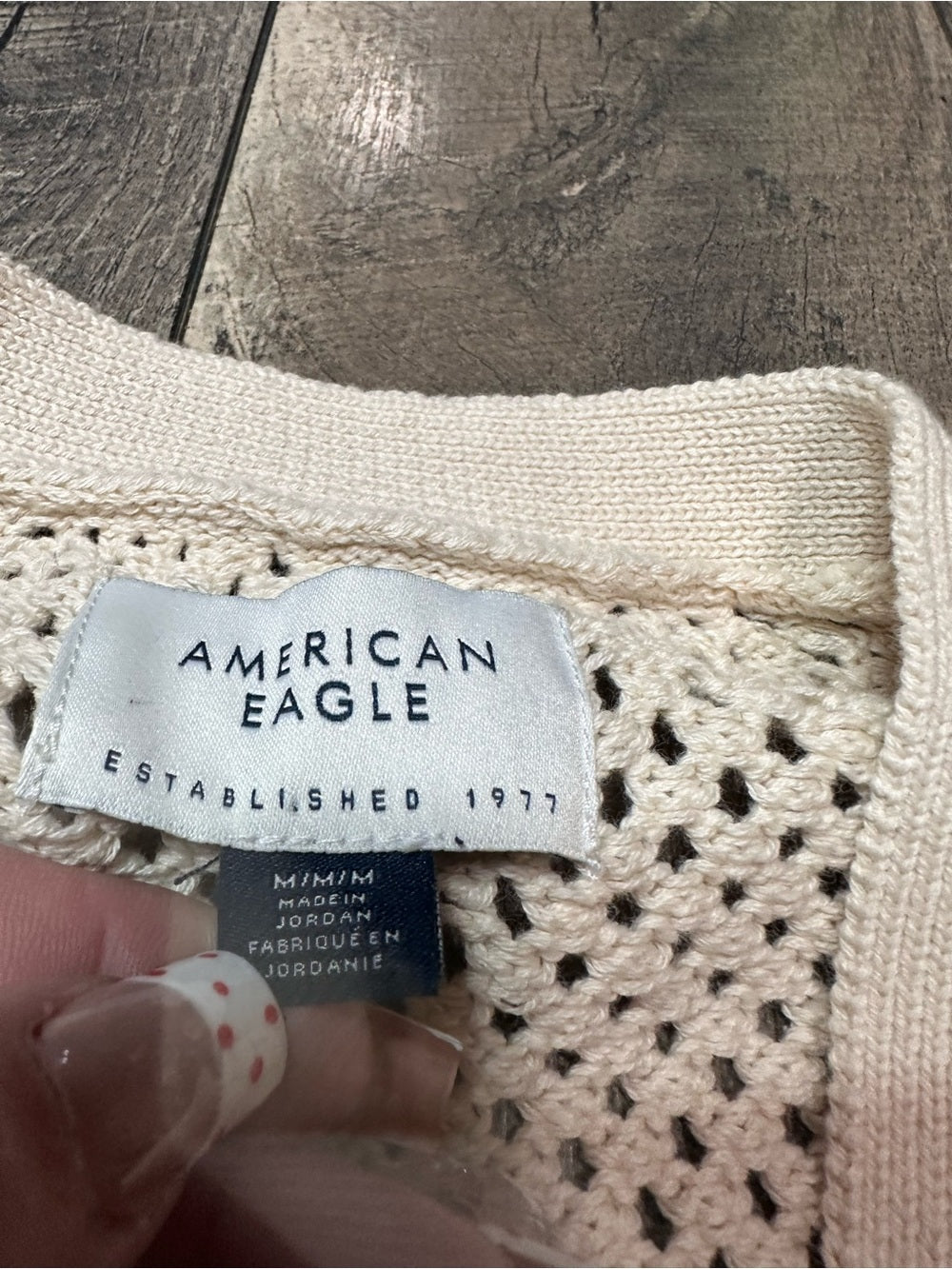 American Eagle Button Down Sweater