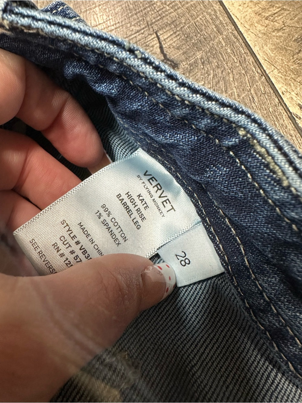 Vervet Flying Monkey Kate Barrel Jeans