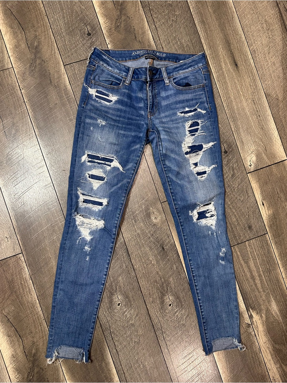 American Eagle Skinny Mid Rise Jeans