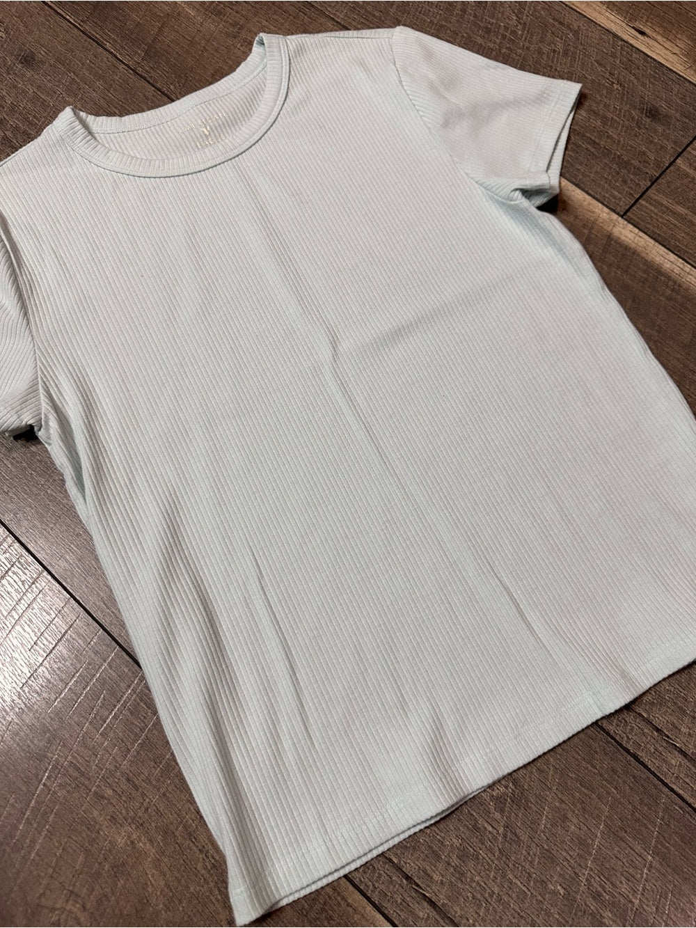 American Eagle Ribbed Short Sleeve Top