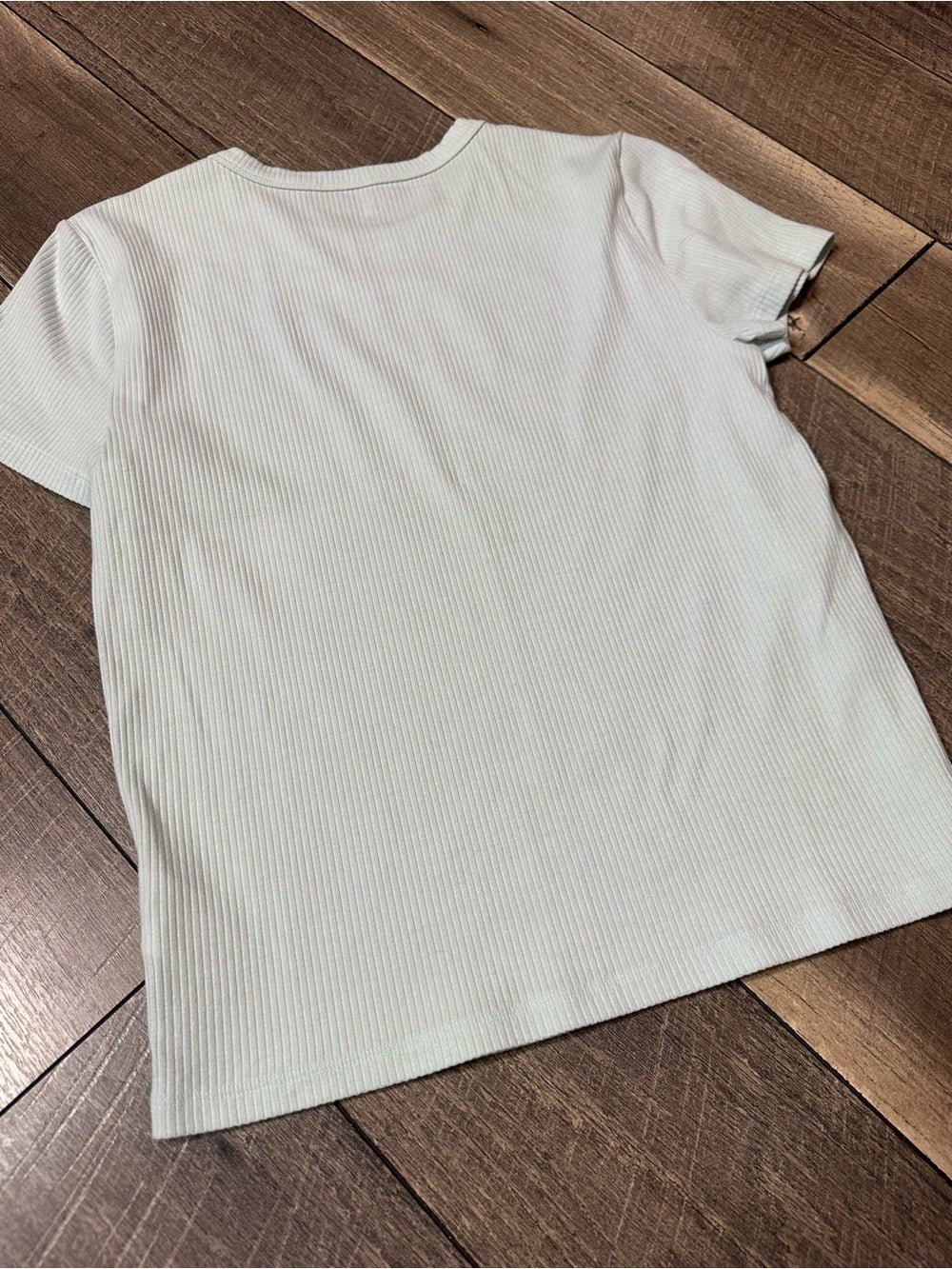 American Eagle Ribbed Short Sleeve Top