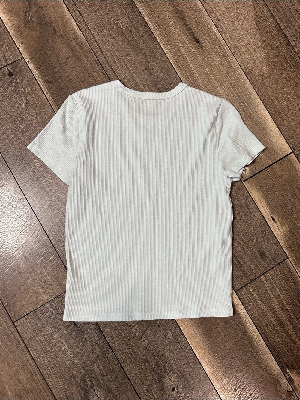 American Eagle Ribbed Short Sleeve Top