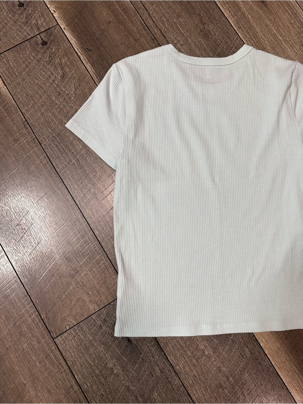 American Eagle Ribbed Short Sleeve Top