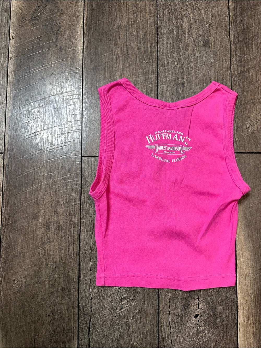 Harley-Davidson Crop Ribbed Tank Top