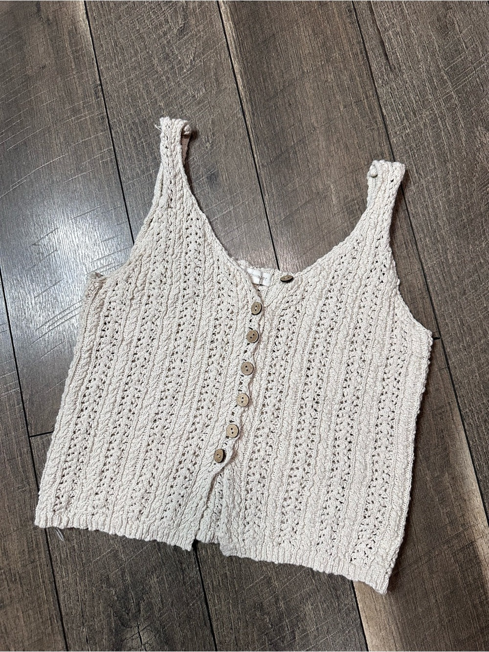 Blu Pepper Button Front Tank