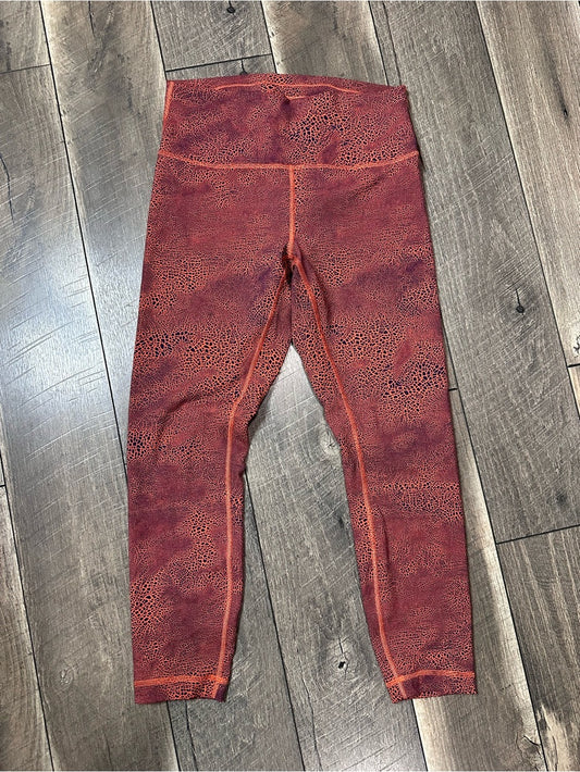 Lululemon Wunder Train High-Rise Tight 25"
Crackle Glaze Vintage Orange Larkspur