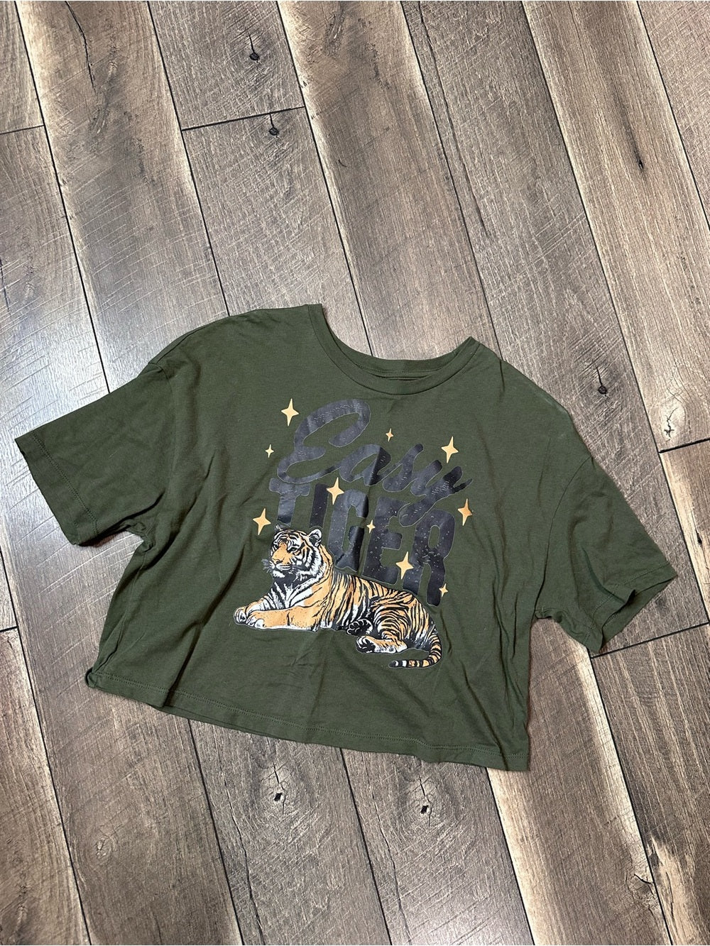 Bella Canvas Crop Tee “Easy Tiger”