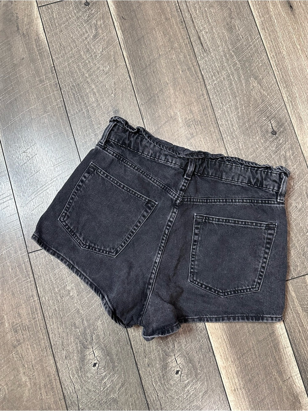 Divided Black Denim Shorts