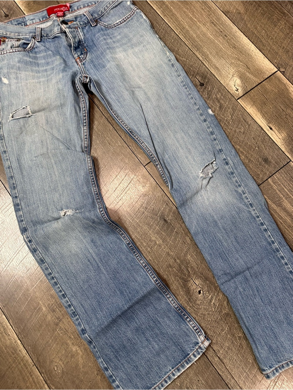 Y2K Hollister Low Rise Distressed Jeans