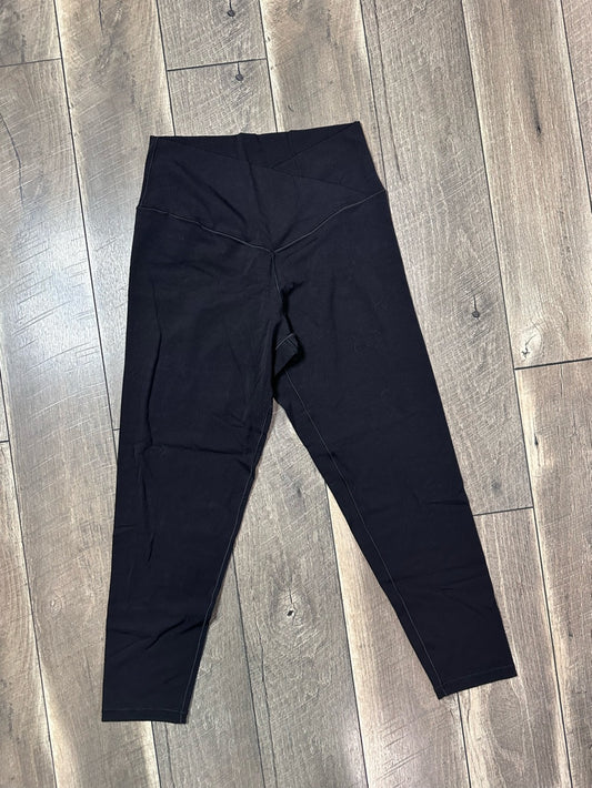 Aerie Offline Black Crossover Waist 7/8 Leggings