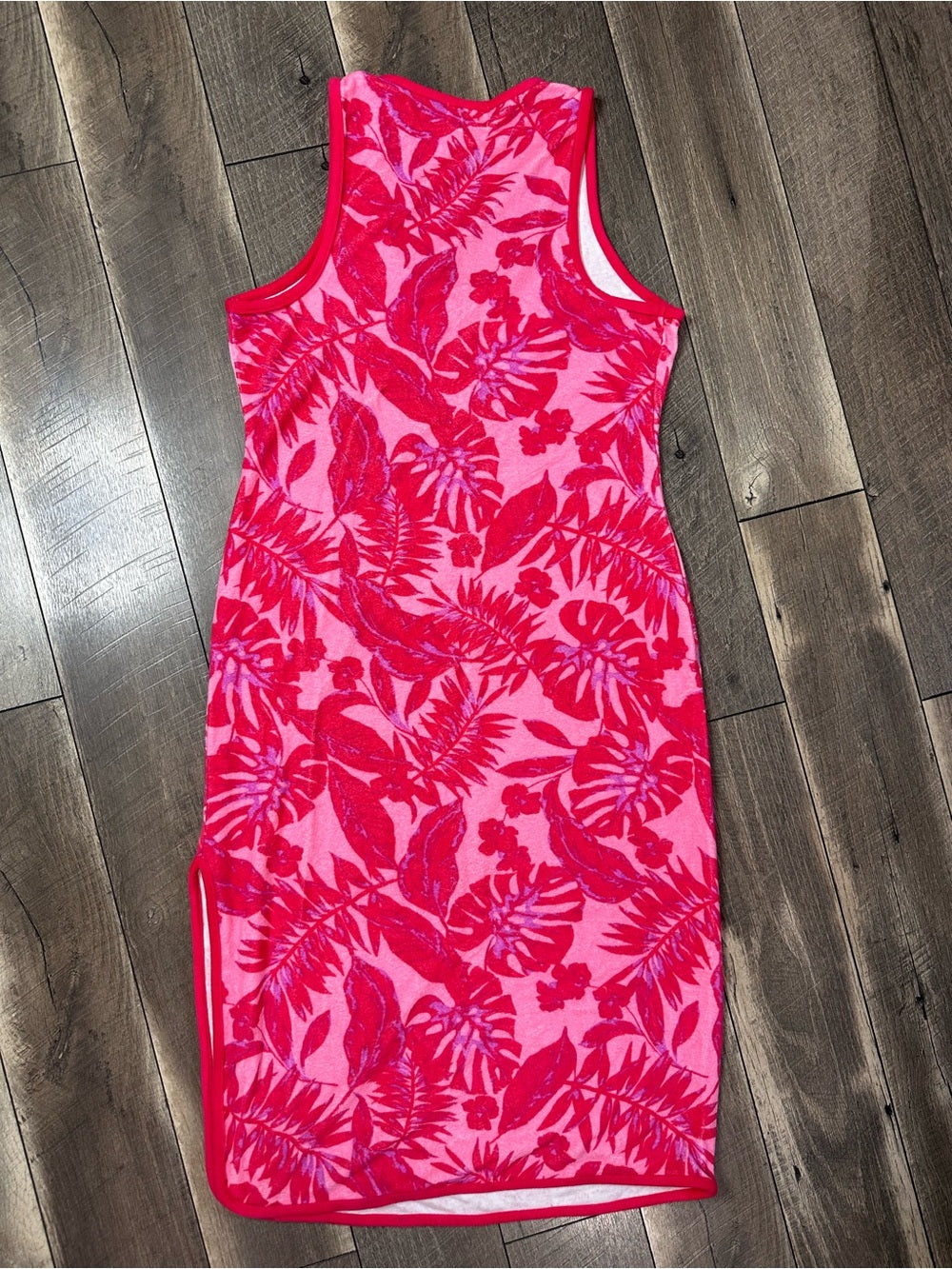 Juicy Couture Floral Terry Cloth Midi Swim Cover Up Dress