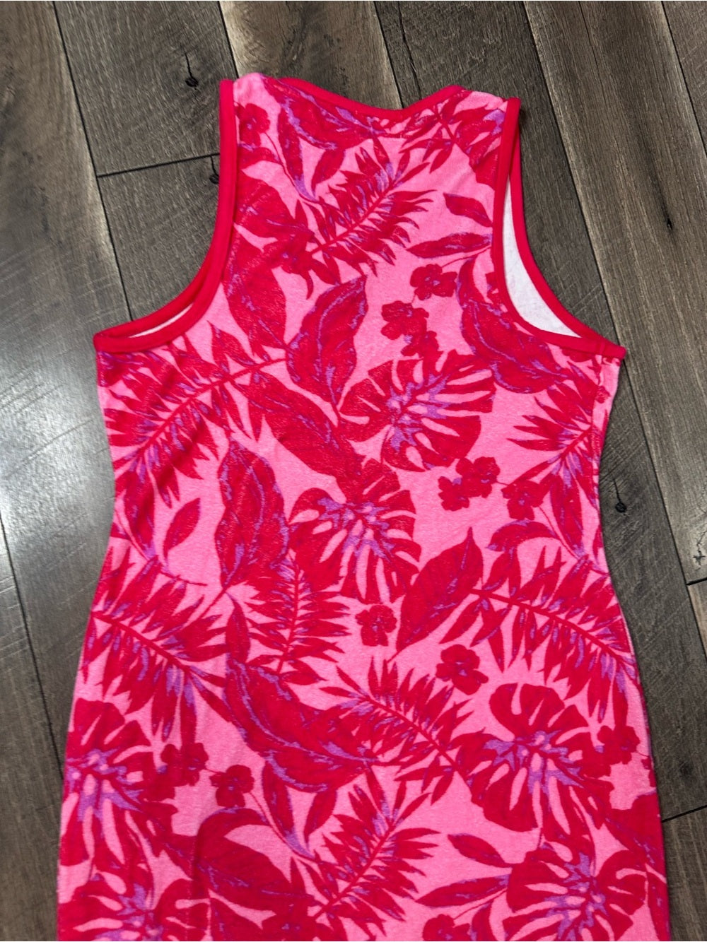Juicy Couture Floral Terry Cloth Midi Swim Cover Up Dress