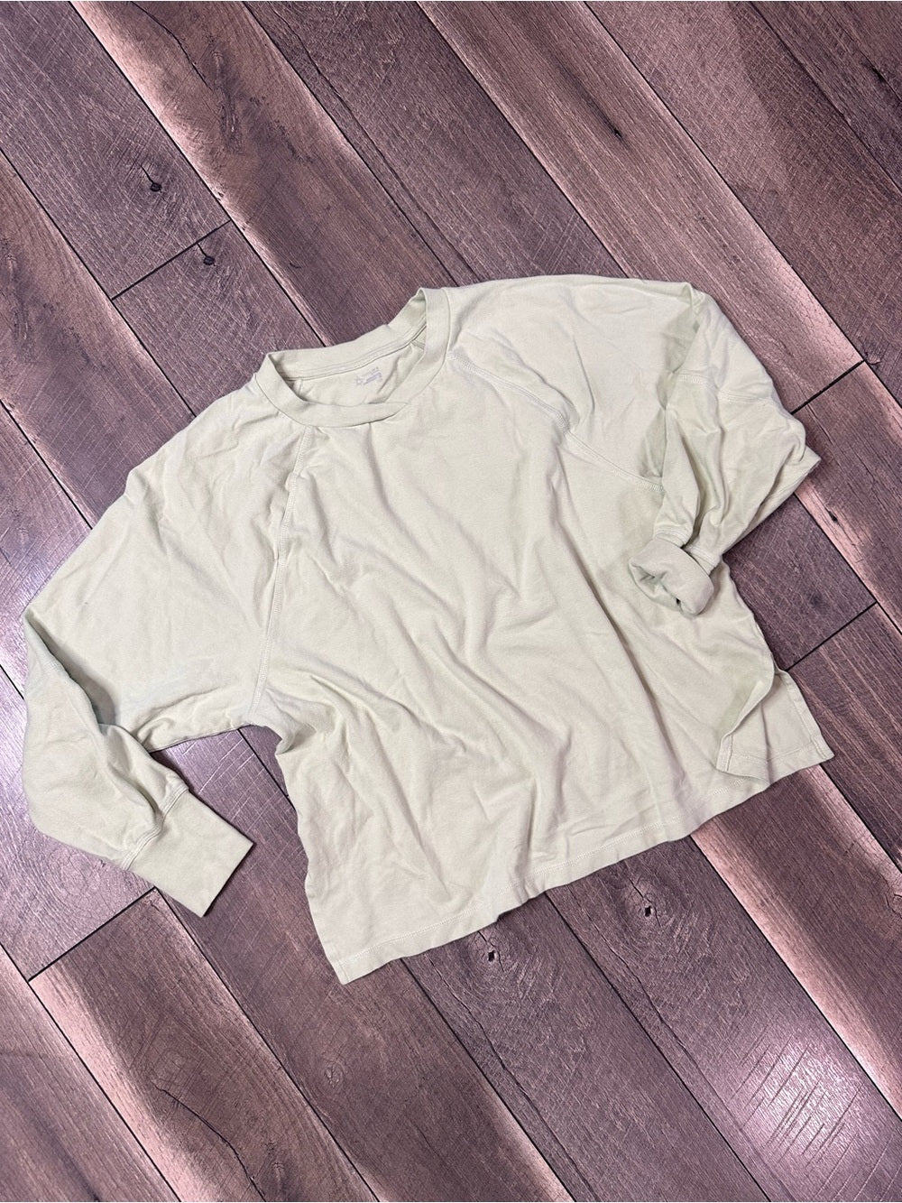 Aerie Offline Mint Long Sleeve V Neck Pullover