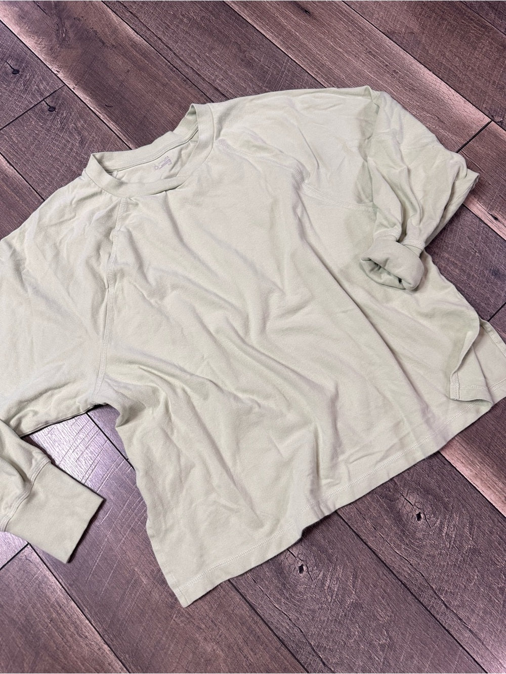Aerie Offline Mint Long Sleeve V Neck Pullover