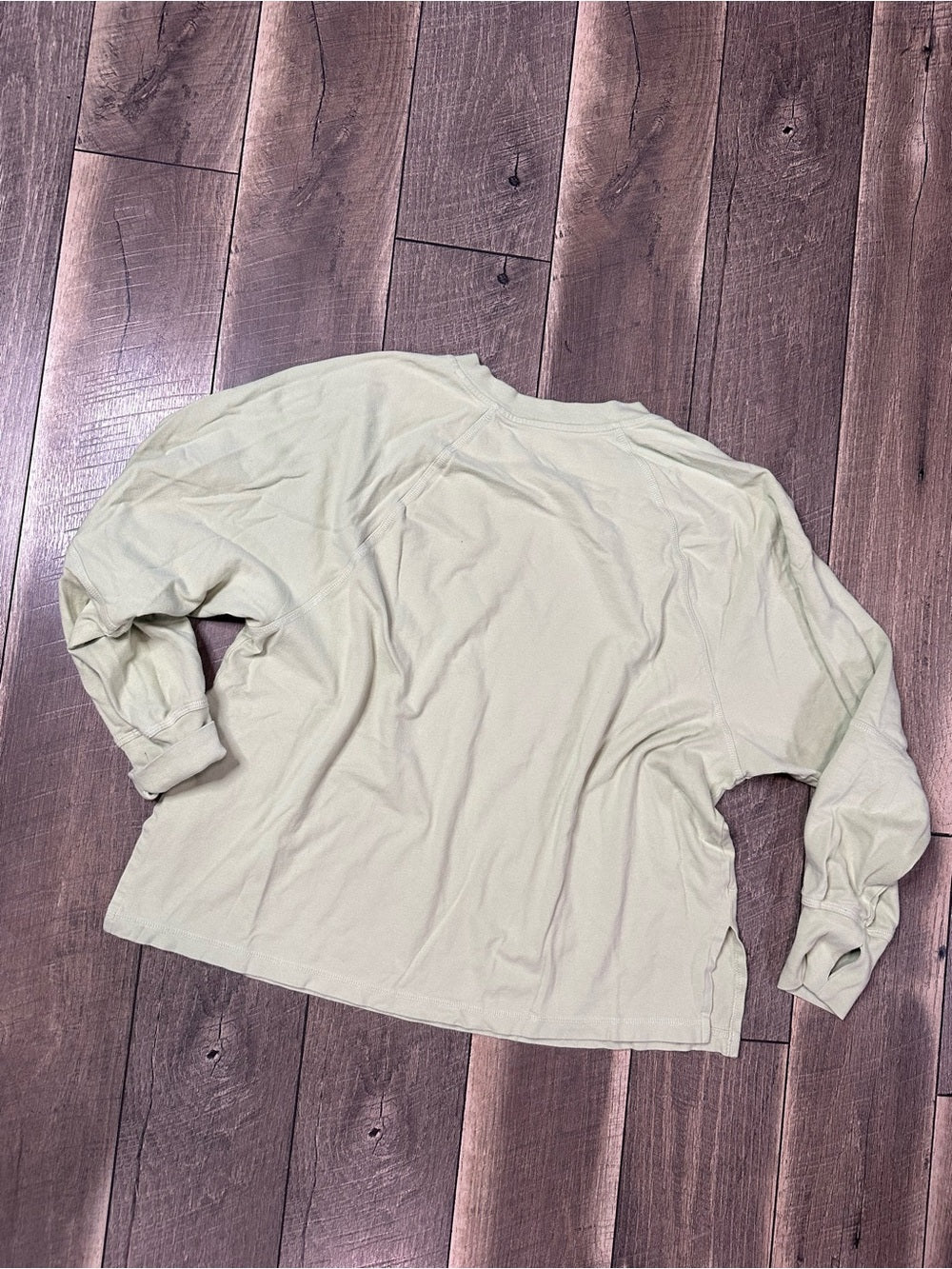 Aerie Offline Mint Long Sleeve V Neck Pullover