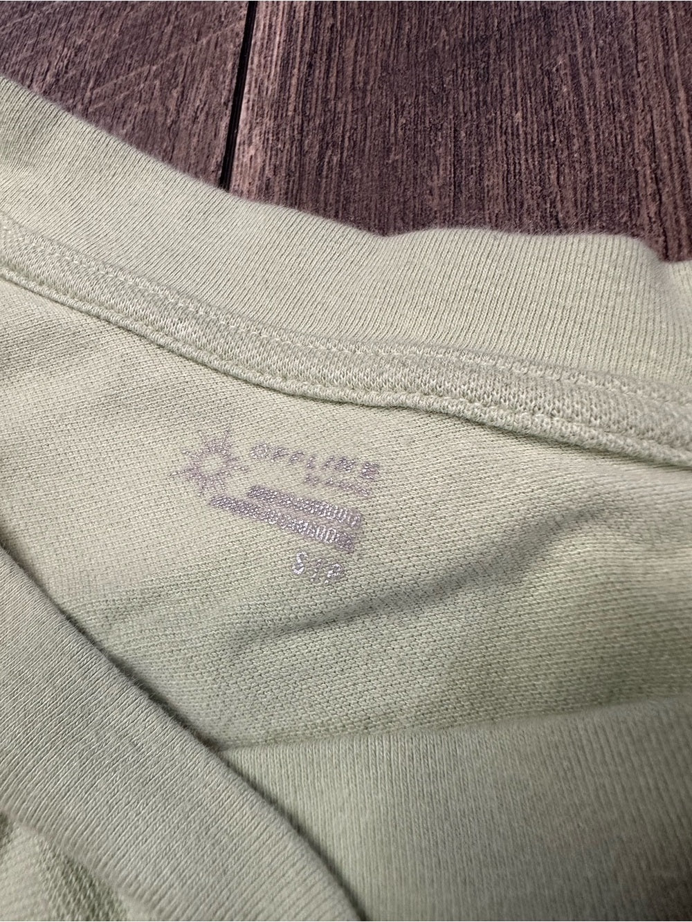 Aerie Offline Mint Long Sleeve V Neck Pullover