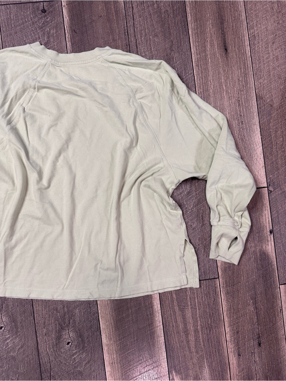 Aerie Offline Mint Long Sleeve V Neck Pullover