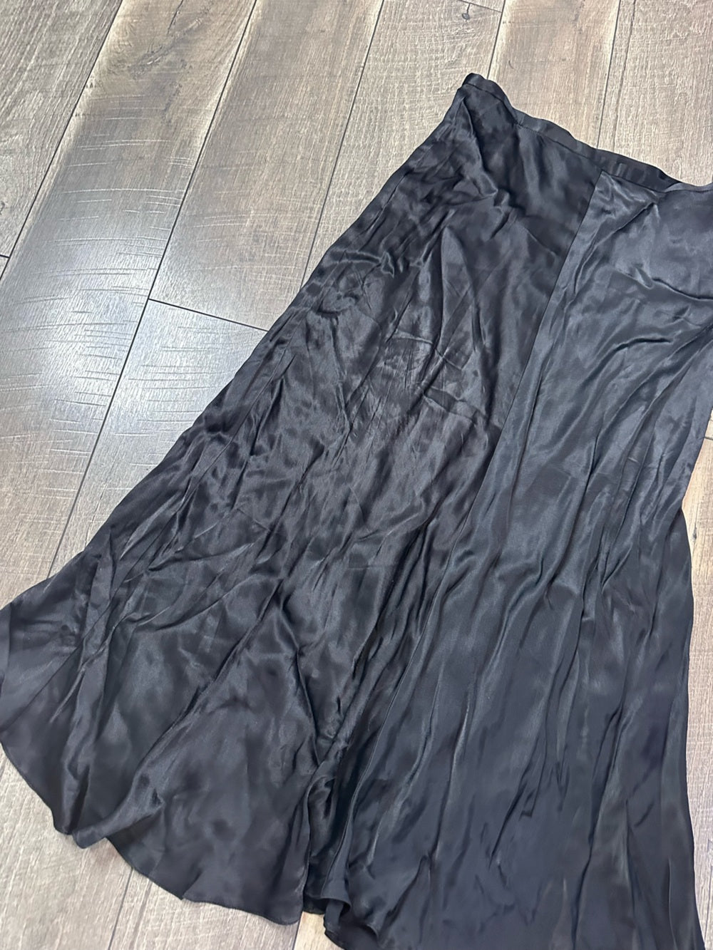 Zara Black Silky Skirt