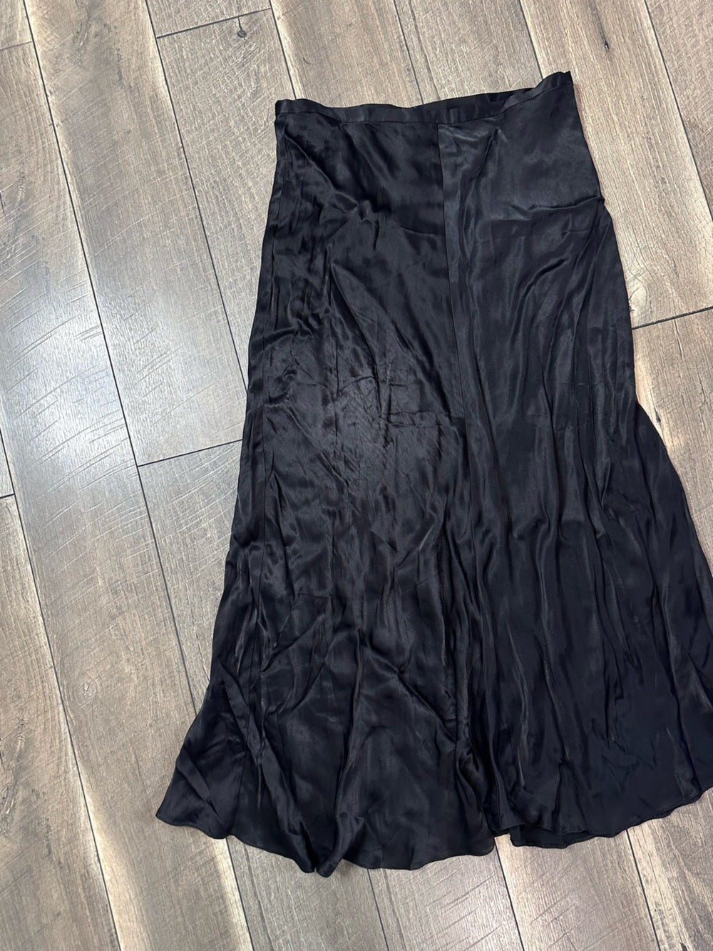 Zara Black Silky Skirt