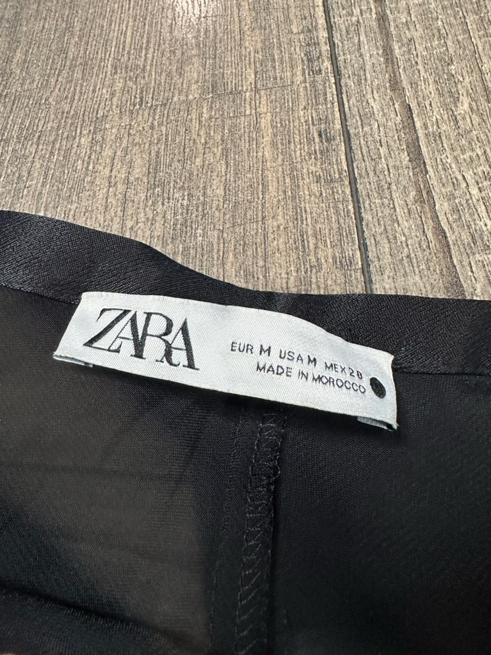 Zara Black Silky Skirt